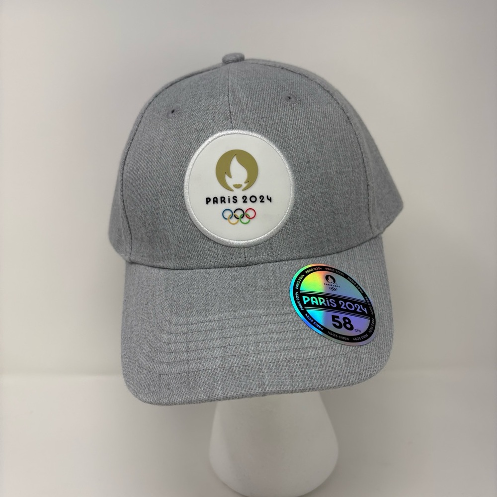 Paris 2024 Olympic Visa Adjustable Grey Hat Unisex Weeplay New With Tags